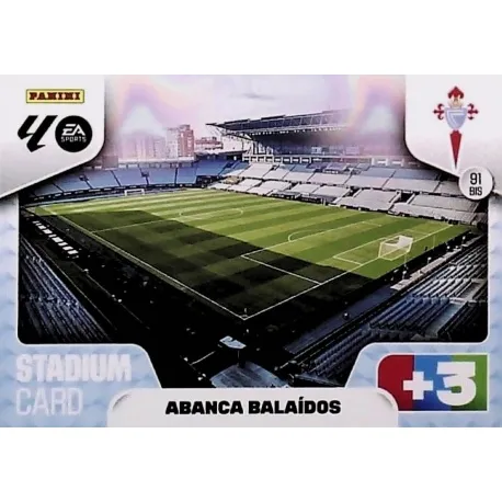 Cromo Abanca Balaídos Celta #91 bis