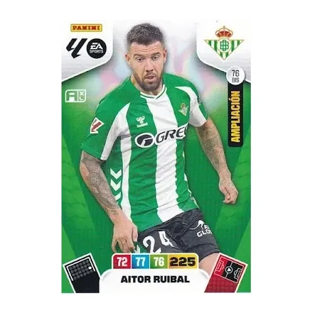 Cromo Aitor Ruibal (Ampliación) Real Betis #76 bis