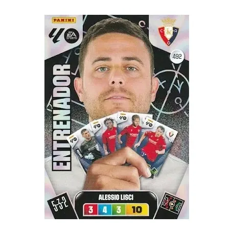 Cromo Alessio Lisci Entrenador Osasuna #492