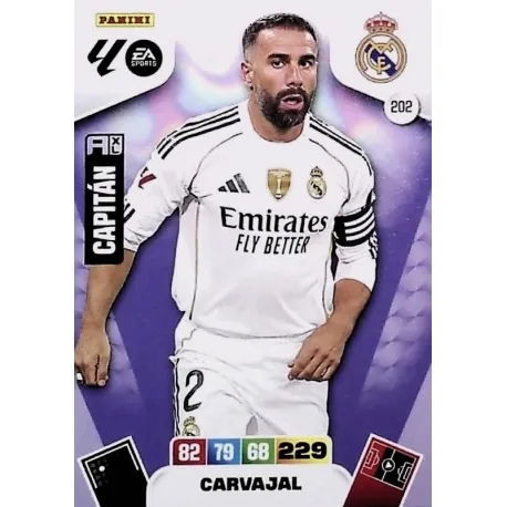 Cromo Carvajal (Capitán) Real Madrid #202