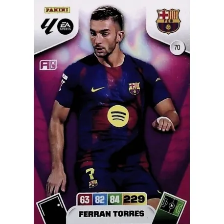 Cromo Ferran Torres Barcelona #70