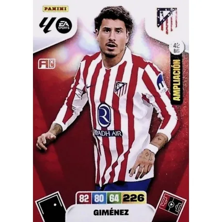 Cromo Giménez (Ampliación) Atlético Madrid #42 bis