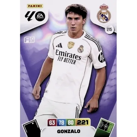 Cromo Gonzalo Real Madrid #215