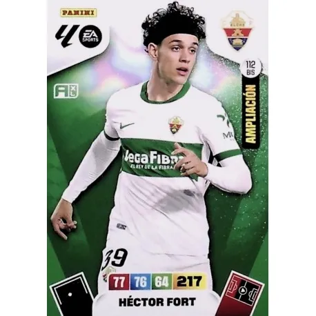 Cromo Héctor Fort (Ampliación) Elche #112 bis
