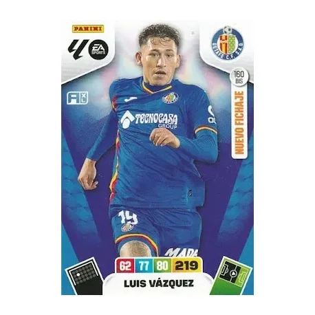 Cromo Luis Vázquez (Nuevo Fichaje) Getafe #160 bis