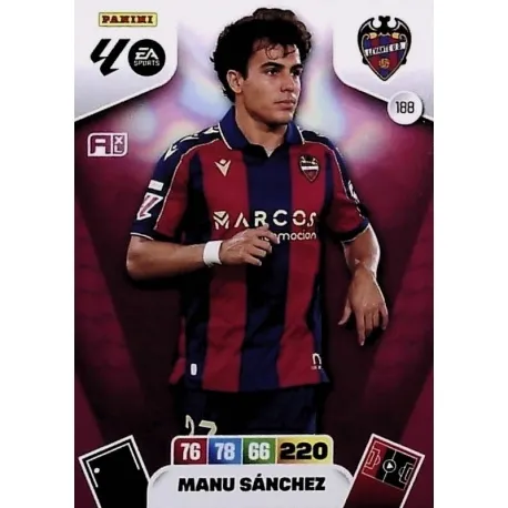Cromo Manu Sánchez Levante #188