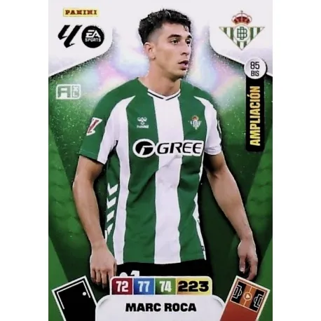 Cromo Marc Roca (Ampliación) Real Betis #85 bis
