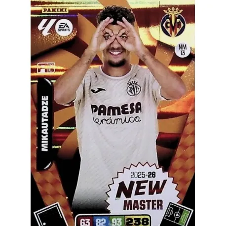 Cromo Mikautadze (New Master) Villarreal #NW 13