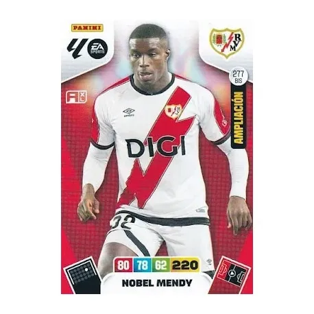 Cromo Nobel Mendy (Ampliación) Rayo Vallecano #277 bis