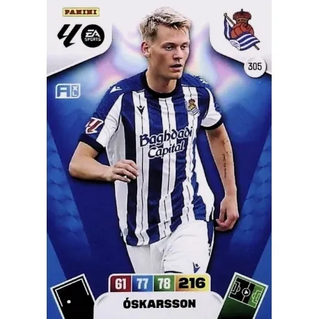 Cromo Óskarsson Real Sociedad #305