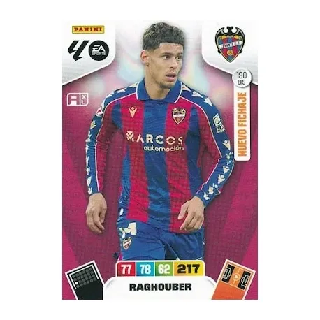 Cromo Raghouber (Nuevo Fichaje) Levante #190 bis