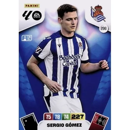 Cromo Sergio Gómez Real Sociedad #296