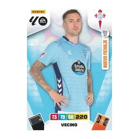 Cromo Vecino (Nuevo Fichaje) Celta #102 bis